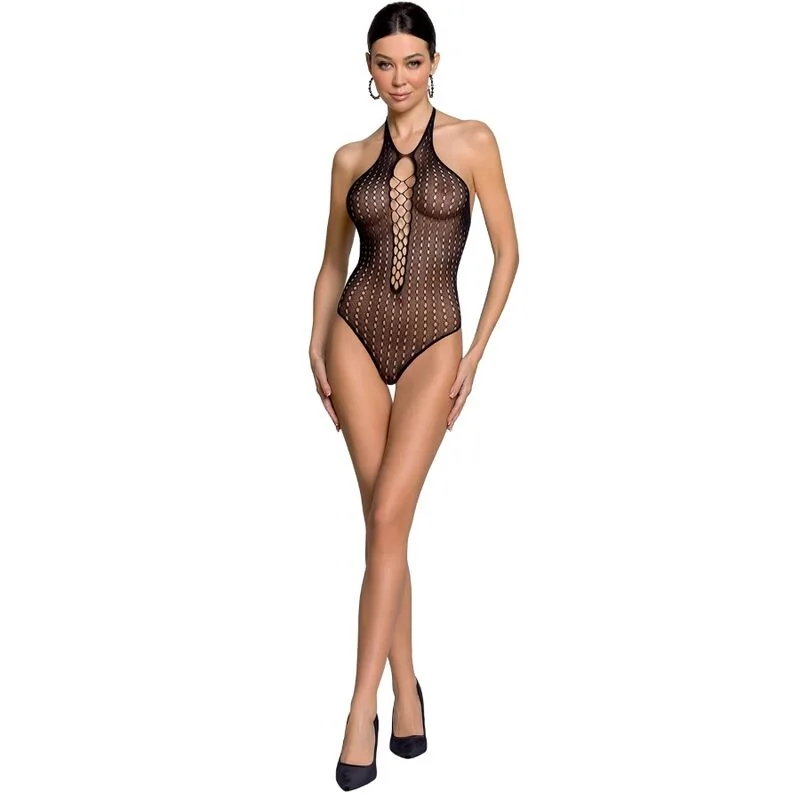 Passion - Woman Bs088 Bodystocking Black