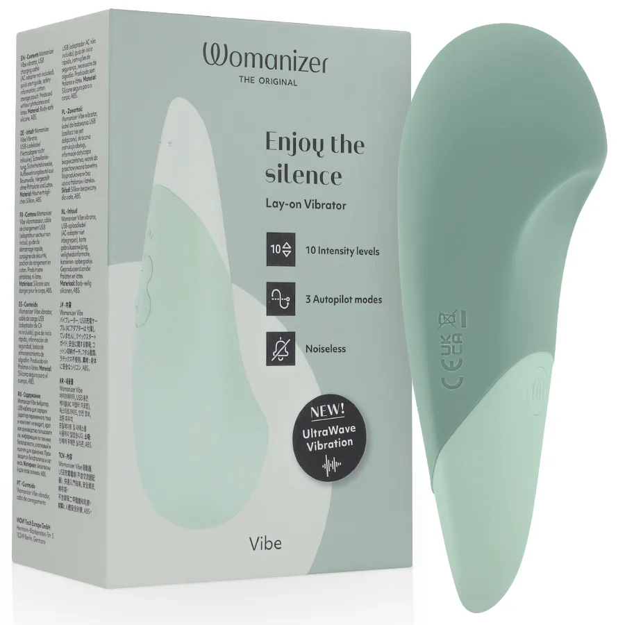Womanizer - Vibe Lay-on Silent Vibrator Sage