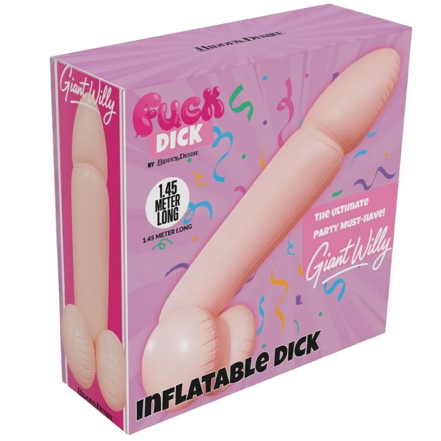 Hidden Desire - Pénis Inflável Gigante Willy 145 cm