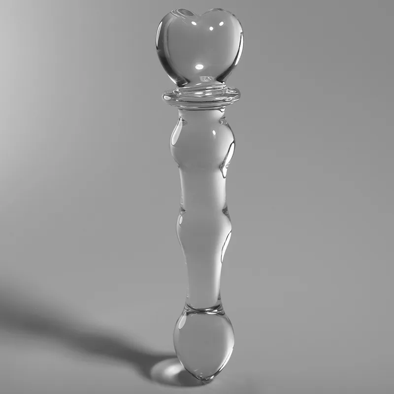 Nebula Series By Ibiza - Model 21 Dildo Borosilicate Glass Clear 20.5 cm -O- 3.5 cm