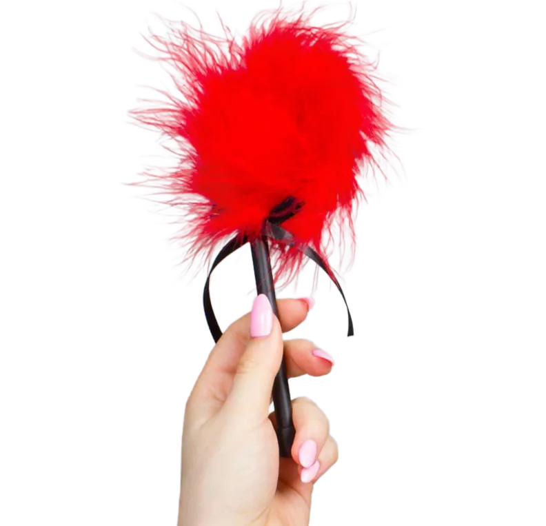 Secretplay - Red Marabou Duster