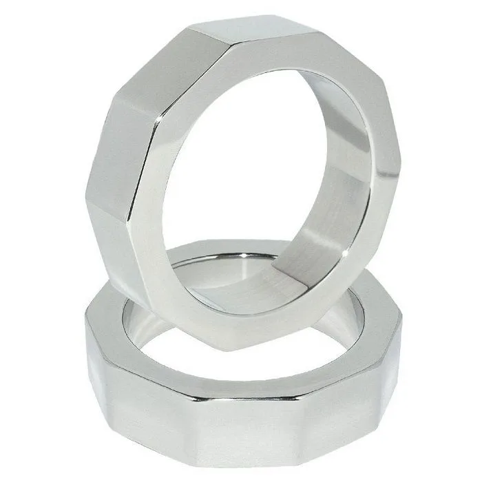 Metal Hard - Penis and Testicle Nut Ring 50 mm