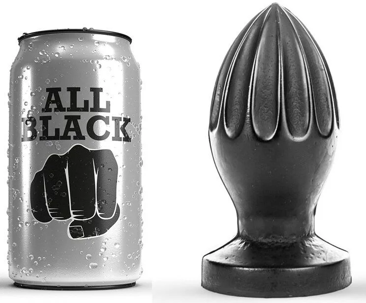 All Black - Plug Anal 12 cm
