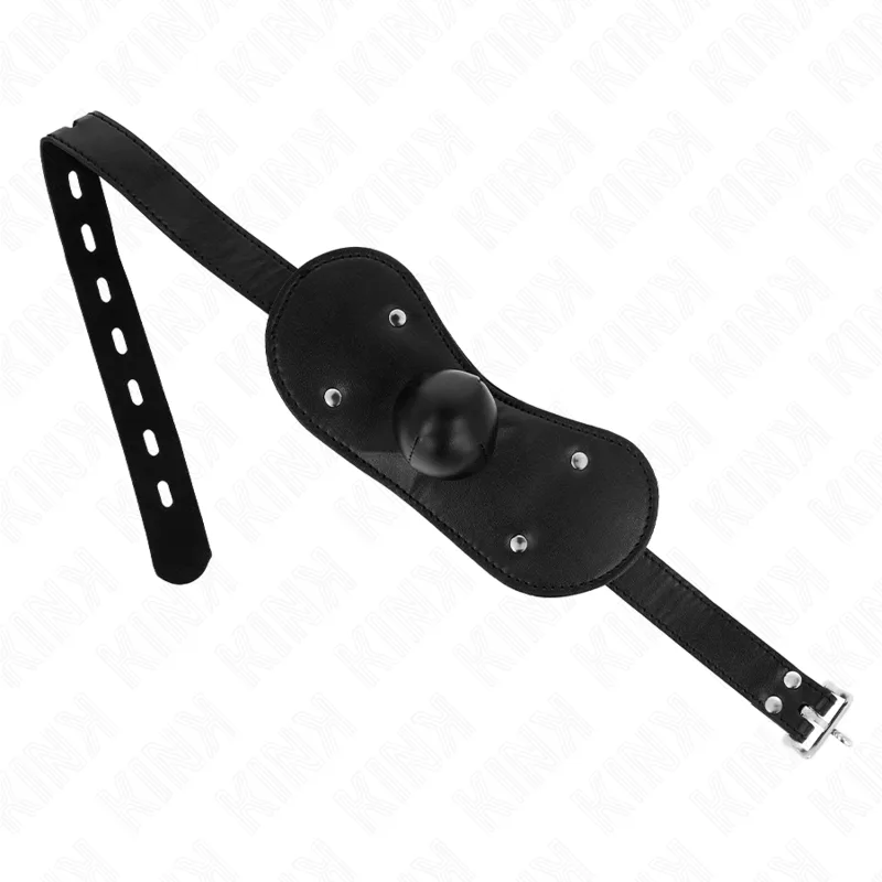 Kink - Ball Gag Mouth Mask with Lock Adjustable 42-60 cm