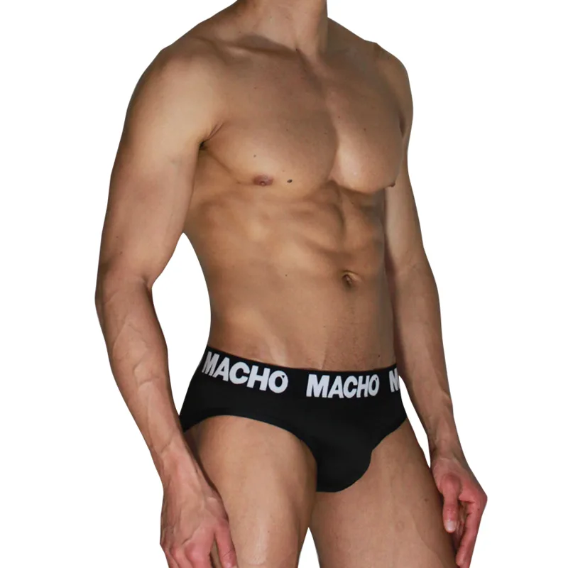Macho - Mch007 Classic Slip Black + Black M
