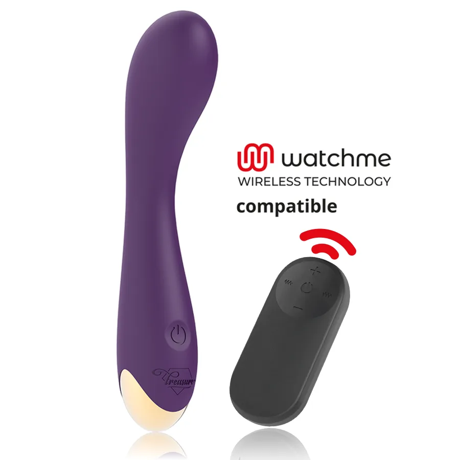 Treasure - Hansel Vibrador Ponto G + Controlo Remoto Watchme