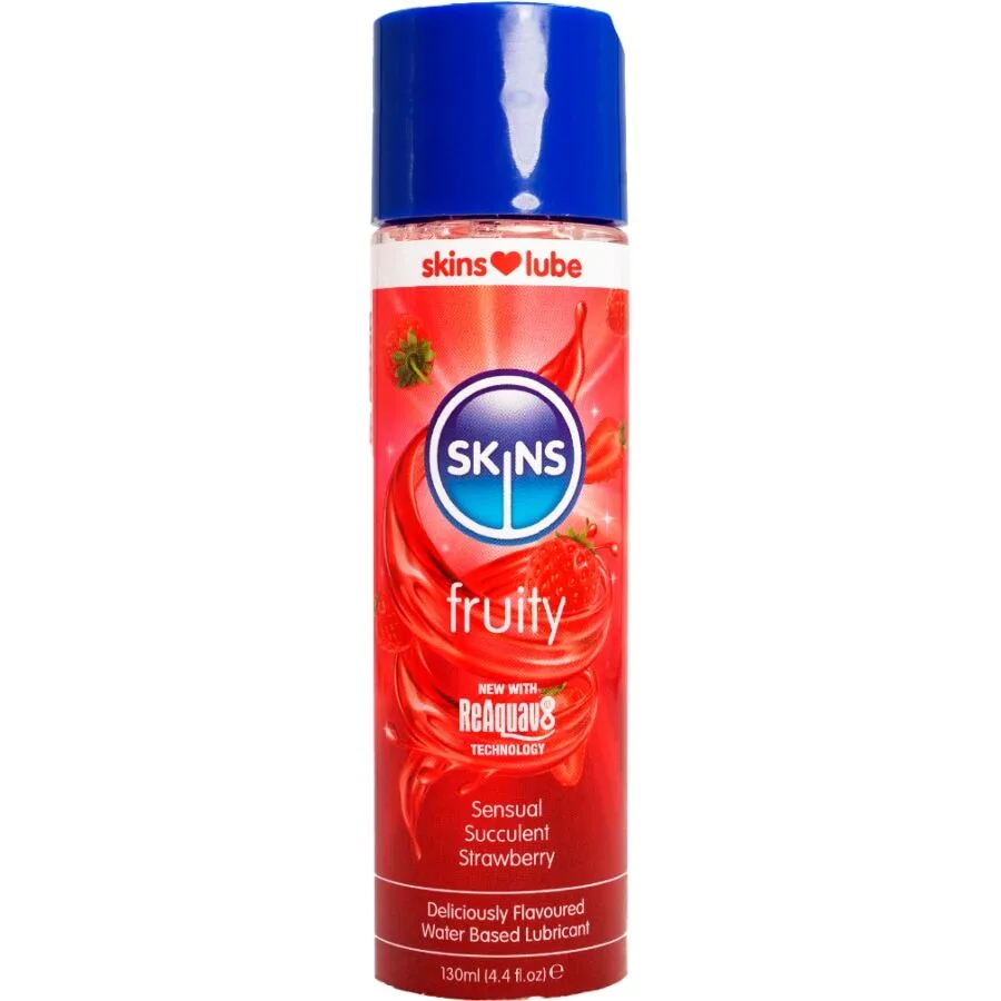 Skins - Fruity Water-Based Lubricant Strawberry 130 ml