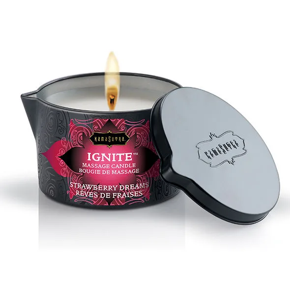 Kamasutra - Vela de Massagem Morangos Dreams 170 Gr
