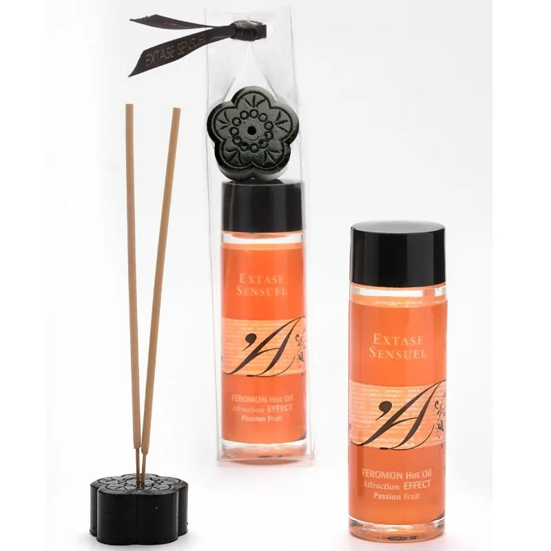 Extase Sensual - Heat Effect Massage Oil with Passion Fruit Pheromones 100 ml