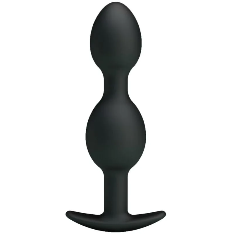 Pretty Love - Silicone Anal Balls 12.5 cm Black