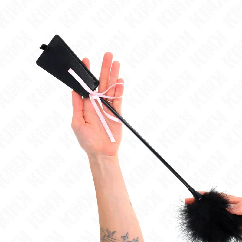 Kink - Tickle Feathers with Pink Ribbon Bow 49 cm