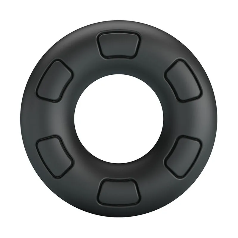 Crazy Bull - Bertram Super Soft Silicone Cock Ring Black