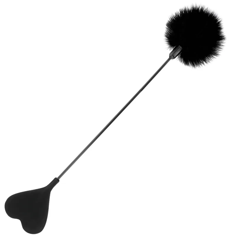 Darkness - Black Love Feather Whip 40 cm