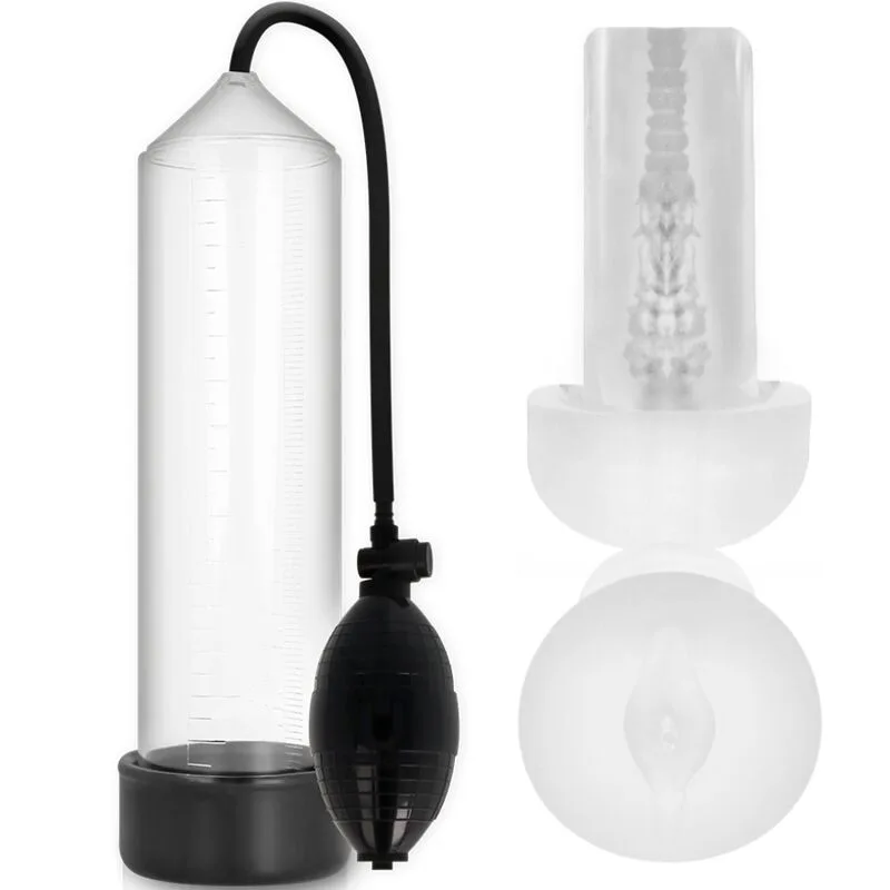 Pump Addicted - Rx3 Transparent with Pleasure Sleeve